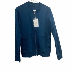 Fashion Classic Zip Front Women's Scrub Jacket, Size Small Green Long Sleeve‎